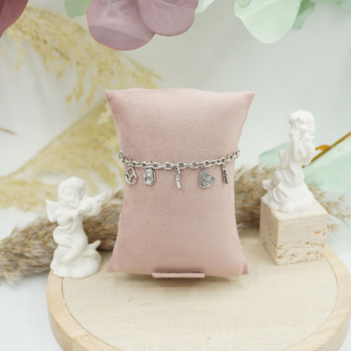 PULSERA ZO12286B PLATEADO Acero Inoxidable 2B41
