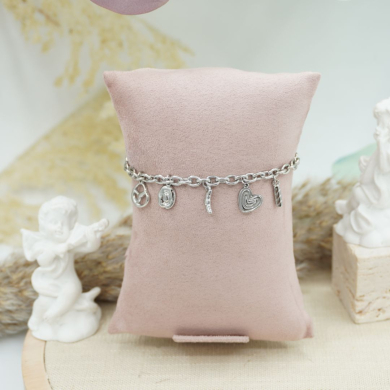 PULSERA ZO12286B PLATEADO Acero Inoxidable 2B41