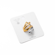 Anillo Y01010 Bicolor Acero Inoxidable 2A510