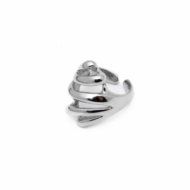 Anillo Y01010 Plateado Acero Inoxidable 2A510