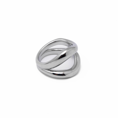 Anillo Y00912 Plateado Acero Inoxidable 2A58