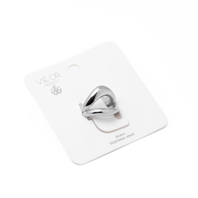 Anillo Y00912 Plateado Acero Inoxidable 2A58
