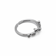 Anillo Y00939 Plateado Acero Inoxidable A31