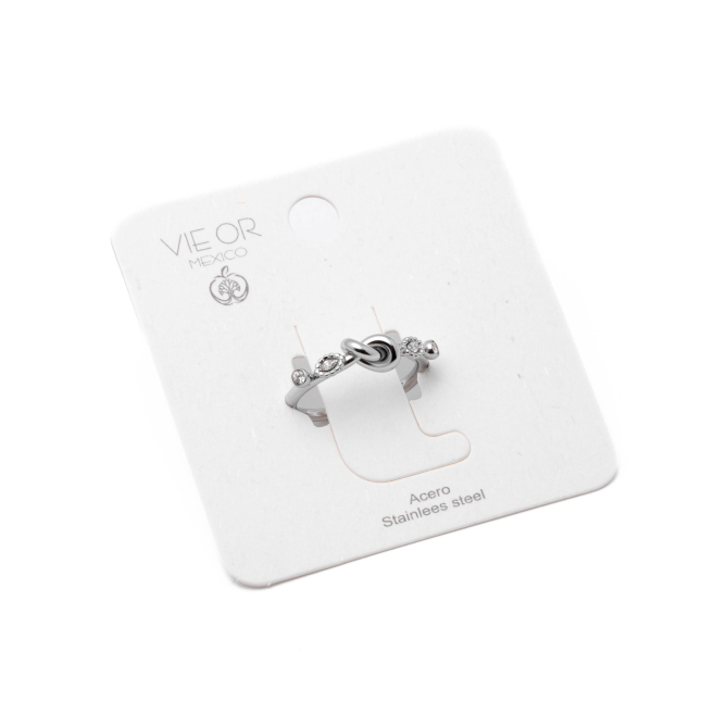 Anillo Y00939 Plateado Acero Inoxidable A31