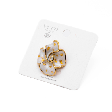 Anillo Y00945 Beig Acero Inoxidable 2A48