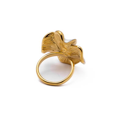 Anillo Y00945 Beig Acero Inoxidable 2A48