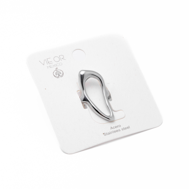 Anillo Y00871 Plateado Acero Inoxidable A25