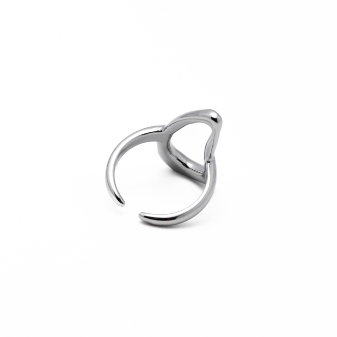 Anillo Y00871 Plateado Acero Inoxidable A25