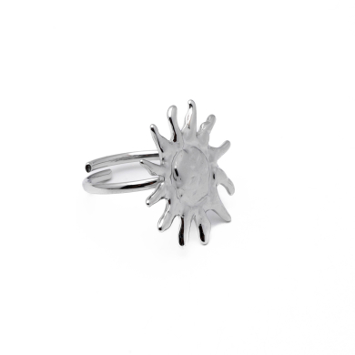 Anillo Y00903 Plateado Acero Inoxidable 2A48