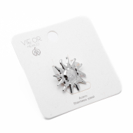 Anillo Y00903 Plateado Acero Inoxidable 2A48
