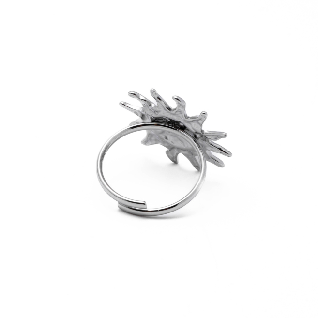 Anillo Y00903 Plateado Acero Inoxidable 2A48