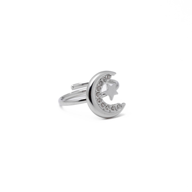 Anillo Y00929 Plateado Acero Inoxidable 2A15
