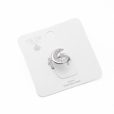Anillo Y00929 Plateado Acero Inoxidable 2A15