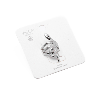 Anillo Y00994 Plateado Acero Inoxidable 2A310