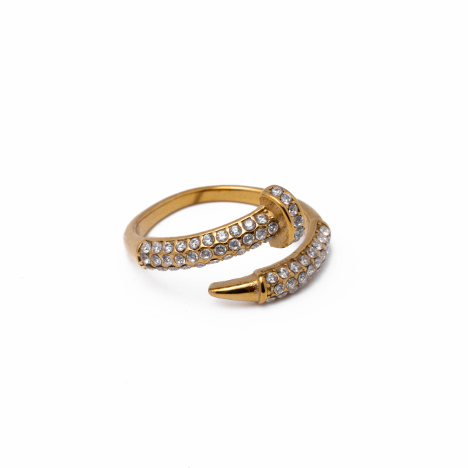Anillo Y00923 Dorado Acero Inoxidable A41