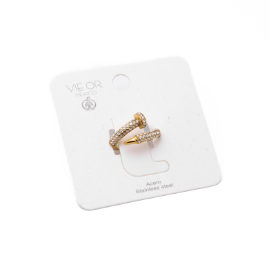 Anillo Y00923 Dorado Acero Inoxidable A41