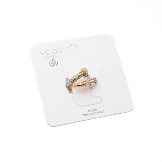 Anillo Y00923 Dorado Acero Inoxidable A41