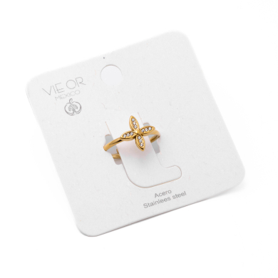 Anillo Y01020 Dorado Acero Inoxidable A31