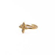 Anillo Y01020 Dorado Acero Inoxidable A31