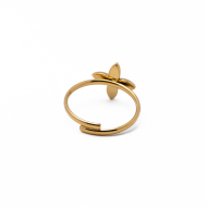 Anillo Y01020 Dorado Acero Inoxidable A31