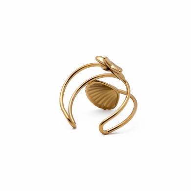 Anillo Y00911 Dorado Acero Inoxidable A44