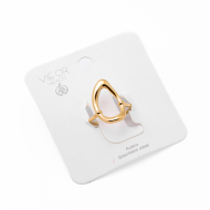 Anillo Y00955 Dorado Acero Inoxidable A53