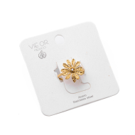Anillo Y00866 Dorado Acero Inoxidable 2A12