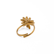 Anillo Y00866 Dorado Acero Inoxidable 2A12