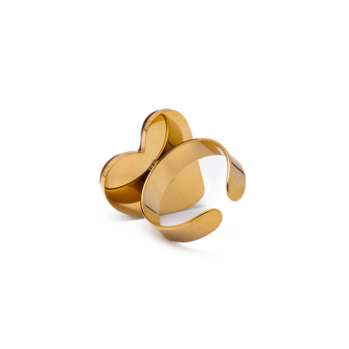 Anillo Y01014 Marron Acero Inoxidable A26