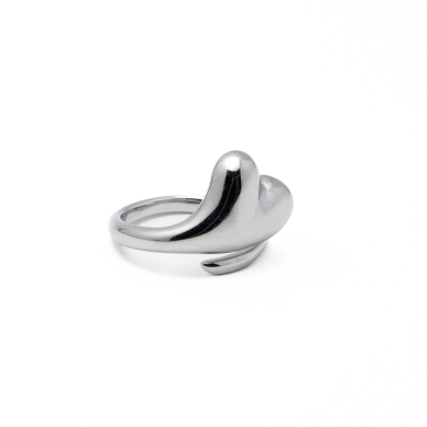Anillo Y01015 Plateado Acero Inoxidable 2A53