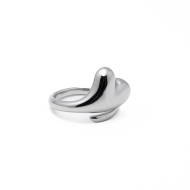 Anillo Y01015 Plateado Acero Inoxidable 2A53
