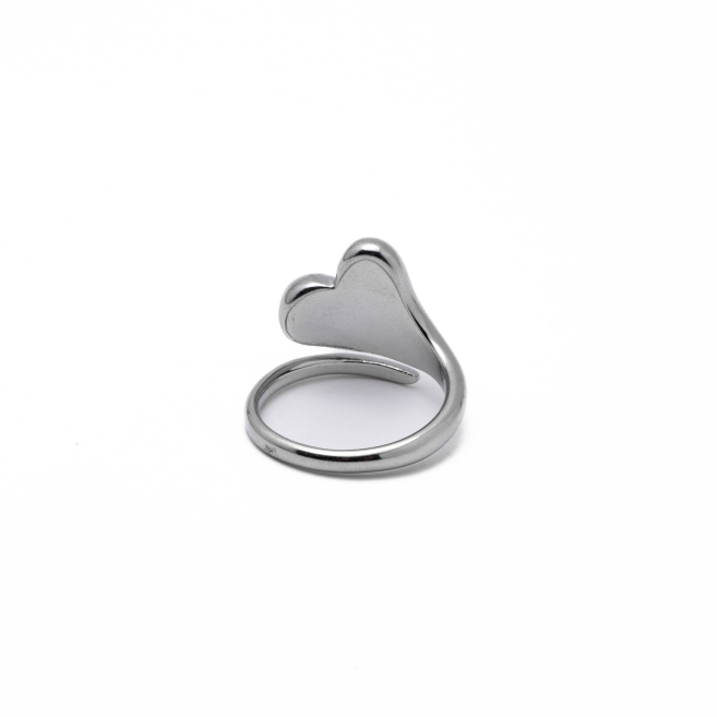 Anillo Y01015 Plateado Acero Inoxidable 2A53