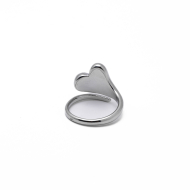 Anillo Y01015 Plateado Acero Inoxidable 2A53