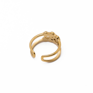 Anillo Y00996 Dorado Acero Inoxidable A43