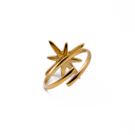 Anillo Y00943 Dorado Acero Inoxidable A22