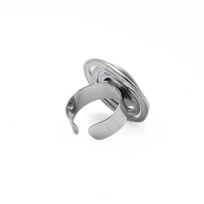 ANILLO Y00392 PLATEADO Acero Inoxidable 2A45 2A45