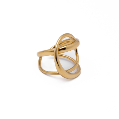 Anillo Y01016 Dorado Acero Inoxidable 2A510