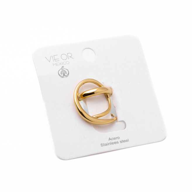 Anillo Y01016 Dorado Acero Inoxidable 2A510