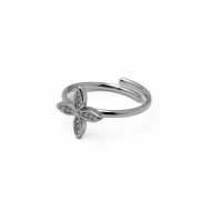 Anillo Y01020 Plateado Acero Inoxidable A31