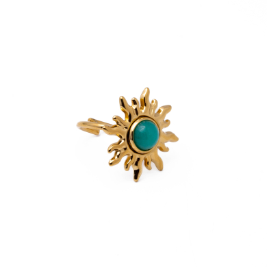 Anillo Y00935 Verde Acero Inoxidable A27
