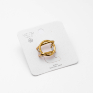 Anillo Y01022 Dorado Acero Inoxidable A37