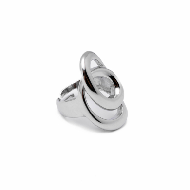 Anillo Y01027 Plateado Acero Inoxidable 2A56