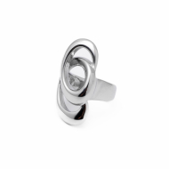 Anillo Y01027 Plateado Acero Inoxidable 2A56