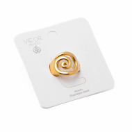 Anillo Y00959 Dorado Acero Inoxidable A48