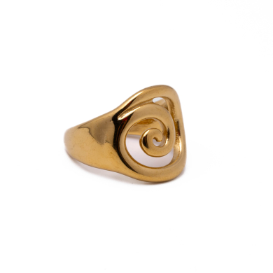 Anillo Y00959 Dorado Acero Inoxidable A48