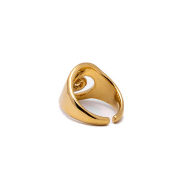 Anillo Y00959 Dorado Acero Inoxidable A48