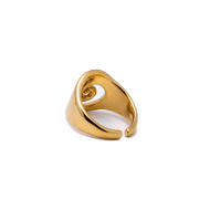 Anillo Y00959 Dorado Acero Inoxidable A48