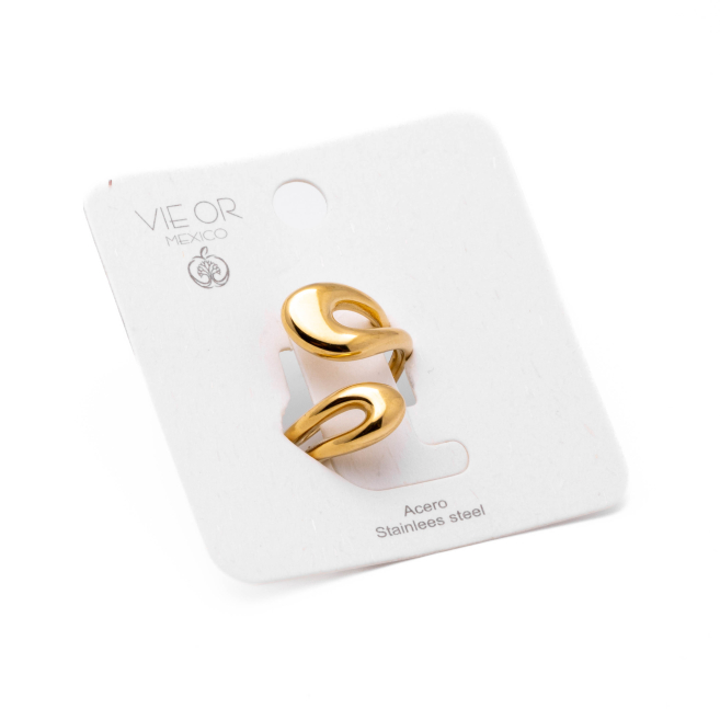 Anillo Y00953 Dorado Acero Inoxidable 2A43