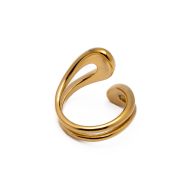 Anillo Y00953 Dorado Acero Inoxidable 2A43