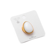 Anillo Y01004 Blanco Acero Inoxidable 2A48